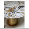 Стол TERAMO 135 GLOSS GRAND JADE SOLID CERAMIC, керамика, поворотн.механизм / Бронзовый, DISAUR заказать по цене 63 810 руб. в Тюмени