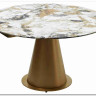 Стол TERAMO 135 GLOSS GRAND JADE SOLID CERAMIC, керамика, поворотн.механизм / Бронзовый, DISAUR заказать по цене 63 810 руб. в Тюмени