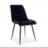 Стул кухонный Signal CHIC Velvet Bluvel 19 (черный/черный) заказать по цене 9 962 руб. в Тюмени