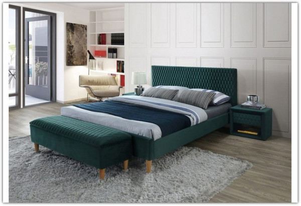 Кровать AZURRO Velvet 160/200 Signal заказать по цене 43 612 руб. в Тюмени