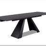 Стол обеденный Signal SALVADORE Ceramic 160 раскладной (Pietra Di Savoia серый/черный мат) заказать по цене 136 474 руб. в Тюмени