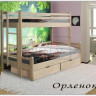 Двухъярусная кровать Орлёнок c нижним спальным местом 120/140 из сосны по цене 49 130 руб. в магазине Другая Мебель в Тюмени
