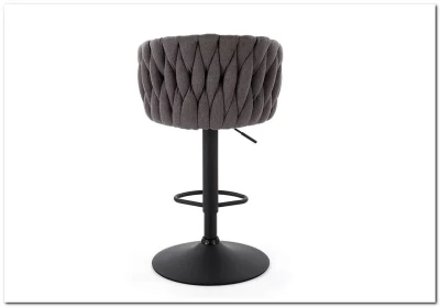 Стул барный Halmar H125 (серый/черный)