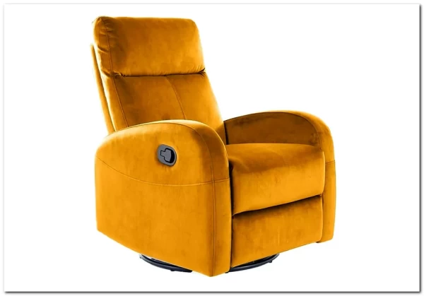 Кресло Signal OLIMP VELVET BLUVEL 68 раскладное (карри) заказать по цене 50 349 руб. в Тюмени Кресло Signal OLIMP VELVET BLUVEL 68 раскладное (карри) заказать по цене 50 349 руб. в Тюмени