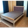 Купить Кровать двуспальная Римини с мягким изголовьем с доставкой по России по цене производителя можно в магазине Другая Мебель в Тюмени