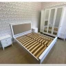 Купить Кровать двуспальная Римини с мягким изголовьем с доставкой по России по цене производителя можно в магазине Другая Мебель в Тюмени