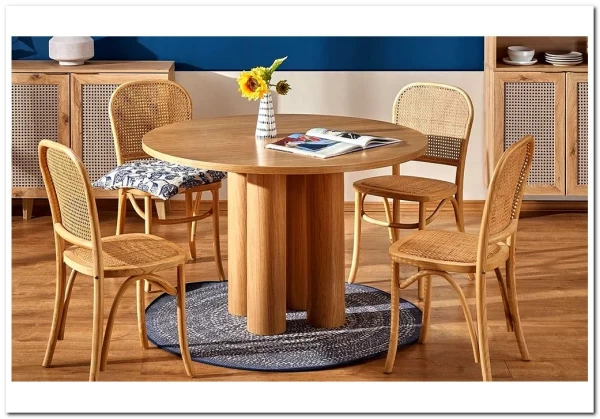 Стол обеденный Halmar ELEFANTE OKRAGLY (дуб натуральный) заказать по цене 91 748 руб. в Тюмени