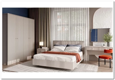 Кровать Далия персидский жемчуг LOZ160х200 М БРВ