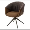 Стул ГИССЕН (GISSEN) 360 град., цвет КОФЕ HP032-08A PU / V885-1, экокожа / ткань / ЛАТТЕ, ®DISAUR заказать по цене 18 550 руб. в Тюмени