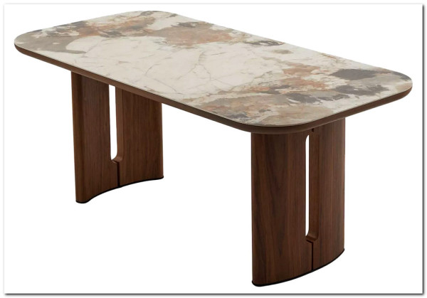 Стол BARK 180 цвет CA035, керамика / Орех, ®DISAUR заказать по цене 93 350 руб. в Тюмени