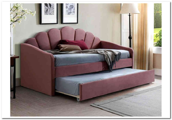 Кровать Signal BELLA VELVET античный розовый 90/200 заказать по цене 72 012 руб. в Тюмени