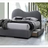 Кровать Halmar AMBER (серый) 160/200 заказать по цене 68 988 руб. в Тюмени