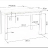 Стол обеденный Halmar TIAGO 140 раскладной дуб крафт/черный заказать по цене 53 272 руб. в Тюмени