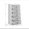 Комод Koen КОМ5S ясень снежный BRW заказать по цене 15 240 руб. в Тюмени