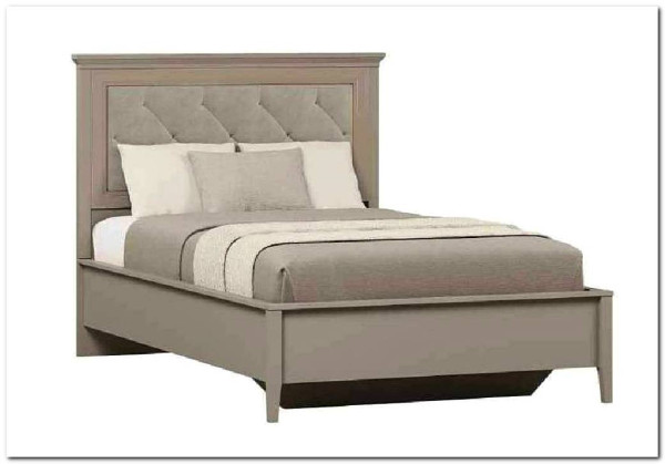 Кровать с мягким элементом Classic LOZ120x200 глиняный серый BRW заказать по цене 37 600 руб. в Тюмени