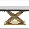 Стол обеденный Signal HERMES II 160 (эффект белого мрамора/золотой) заказать по цене 134 542 руб. в Тюмени