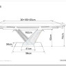 Стол обеденный Signal GENESIS Legno 160 (эффект дерева/дуб/черный) заказать по цене 98 901 руб. в Тюмени