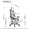 Кресло компьютерное Halmar NITRO 2 (красный/черный) заказать по цене 43 394 руб. в Тюмени