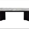 Стол АДАЖИО 240 (320) см MINERAL STONE NATURAL, керамика / Черный каркас заказать по цене 123 150 руб. в Тюмени