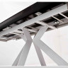 Стол BELLUNO 160 MARBLES KL-99 Белый мрамор матовый итальянская керамика/ белый каркас заказать по цене 99 320 руб. в Тюмени