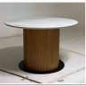 Стол MESA D120 цвет БЕЛЫЙ МРАМОР M326 / Каркас OAK, DISAUR заказать по цене 68 300 руб. в Тюмени