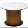 Стол MESA D120 цвет БЕЛЫЙ МРАМОР M326 / Каркас OAK, DISAUR заказать по цене 68 300 руб. в Тюмени